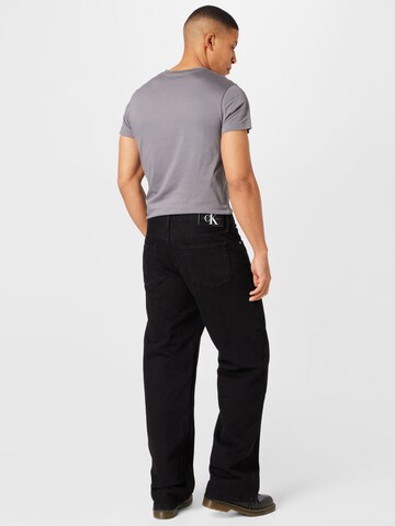 Calvin Klein Jeans - Loosefit Calças de ganga em preto