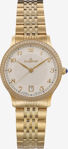 DUGENA Analog Watch in Gold: front