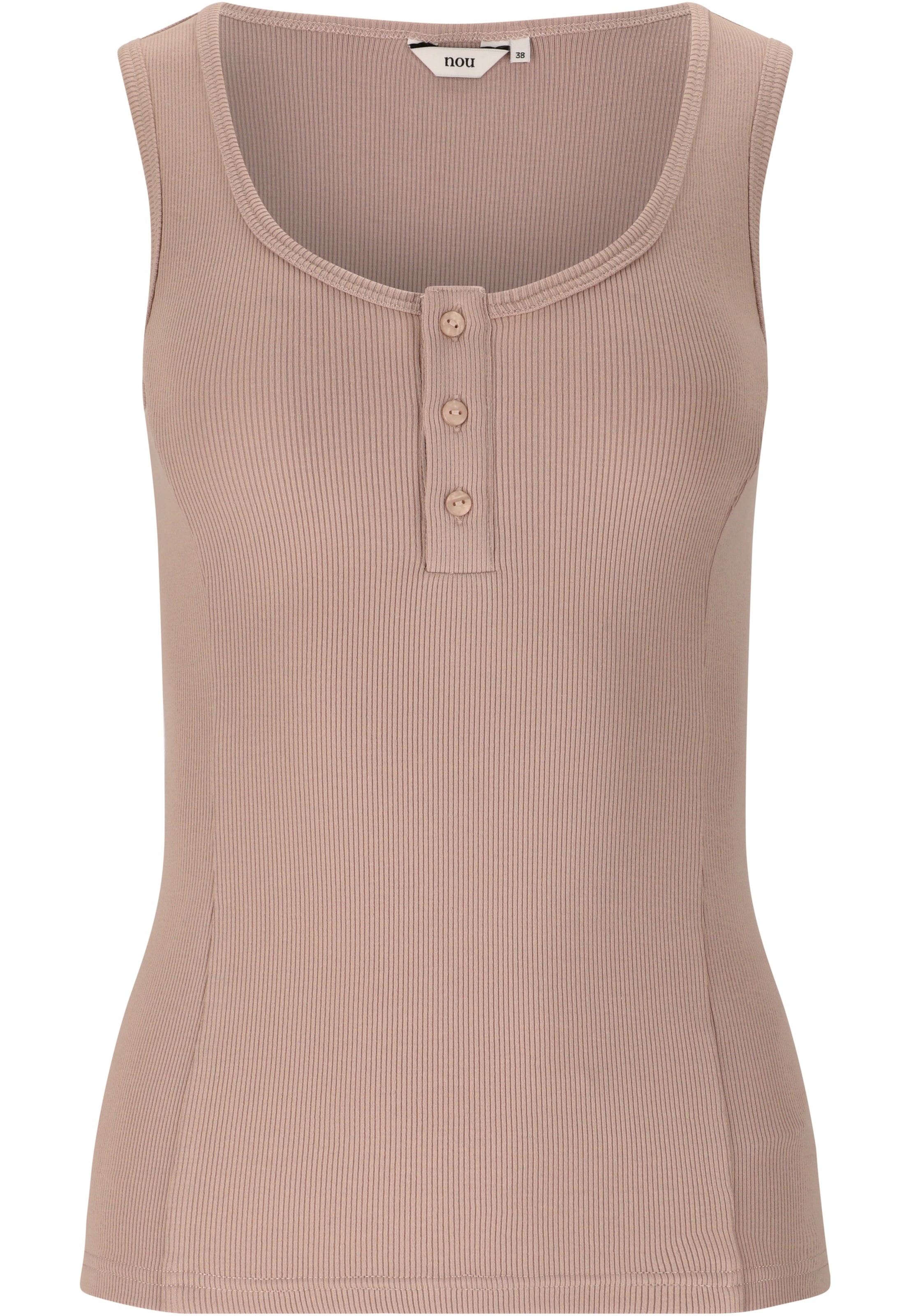 NOU Top 'Marjory' in Beige: Vorderseite