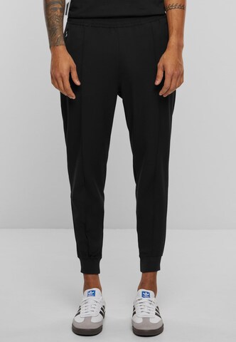 2Y Premium Tapered Pants in Black: front
