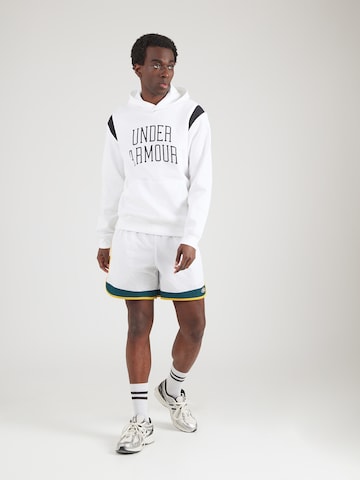 UNDER ARMOUR - Camiseta deportiva en blanco