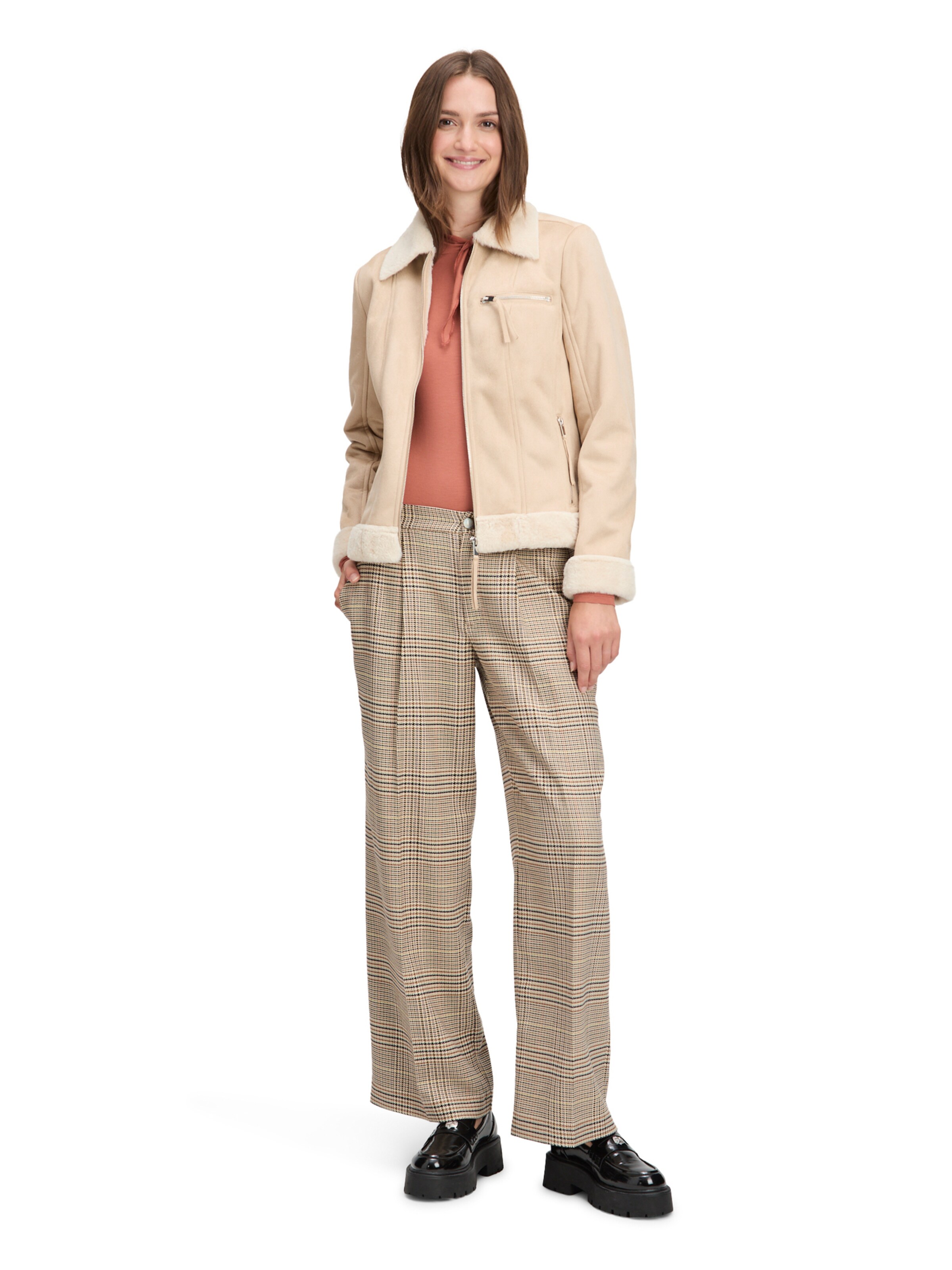 Cartoon Jacke in Beige