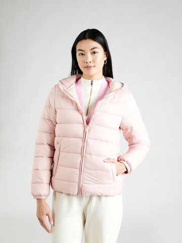 Champion Authentic Athletic Apparel Between-Season Jacket in Pink: front