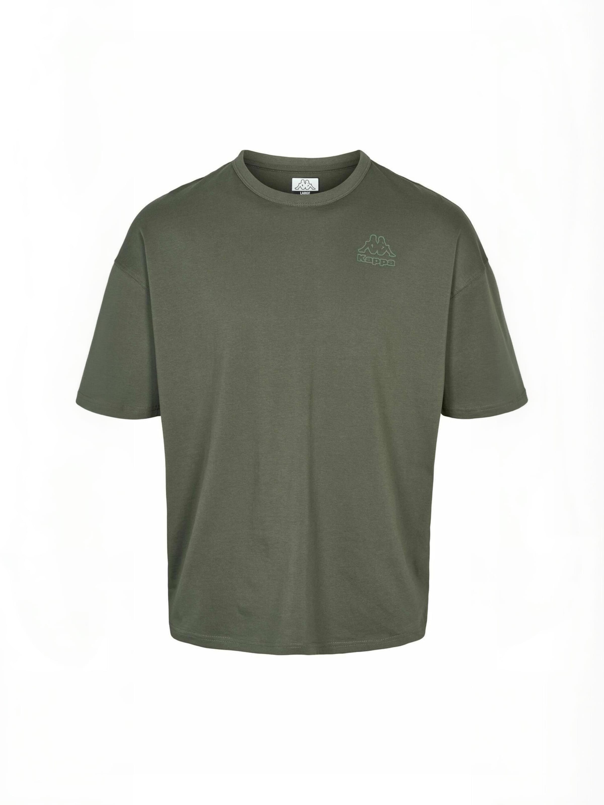 KAPPA Shirt ' Logo Soy ' in Groen: voorkant