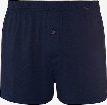 Hanro Boxershorts in Blau: Vorderseite