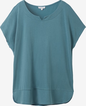 T-shirt TOM TAILOR en vert : devant