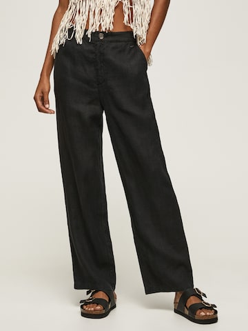 Pepe Jeans Loose fit Pants 'CAILIN' in Black: front