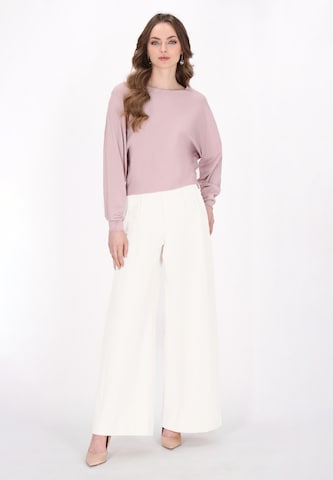DreiMaster Klassik Свитер 'Classic Look' в Ярко-розовый