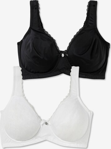 Minimiseur Soutien-gorge SHEEGO en noir : devant