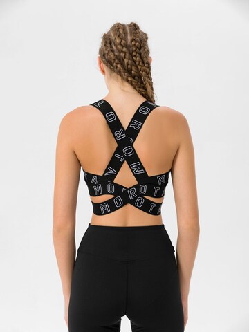 MOROTAI Bustier Biustonosz sportowy w kolorze czarny
