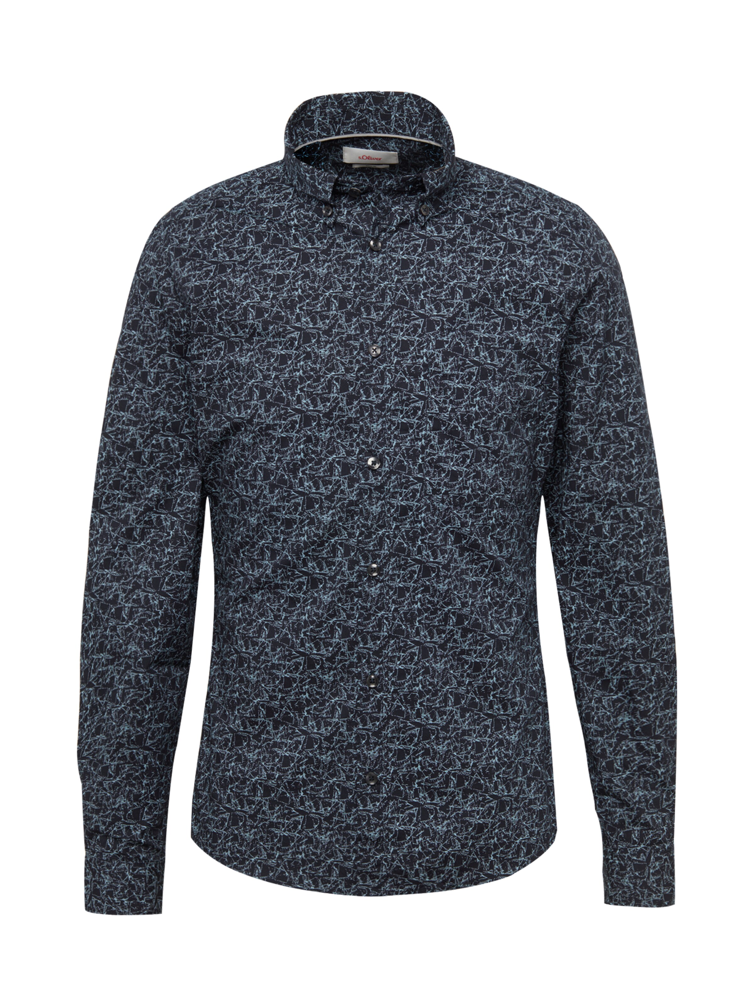s.Oliver Regular fit Overhemd in Blauw: voorkant
