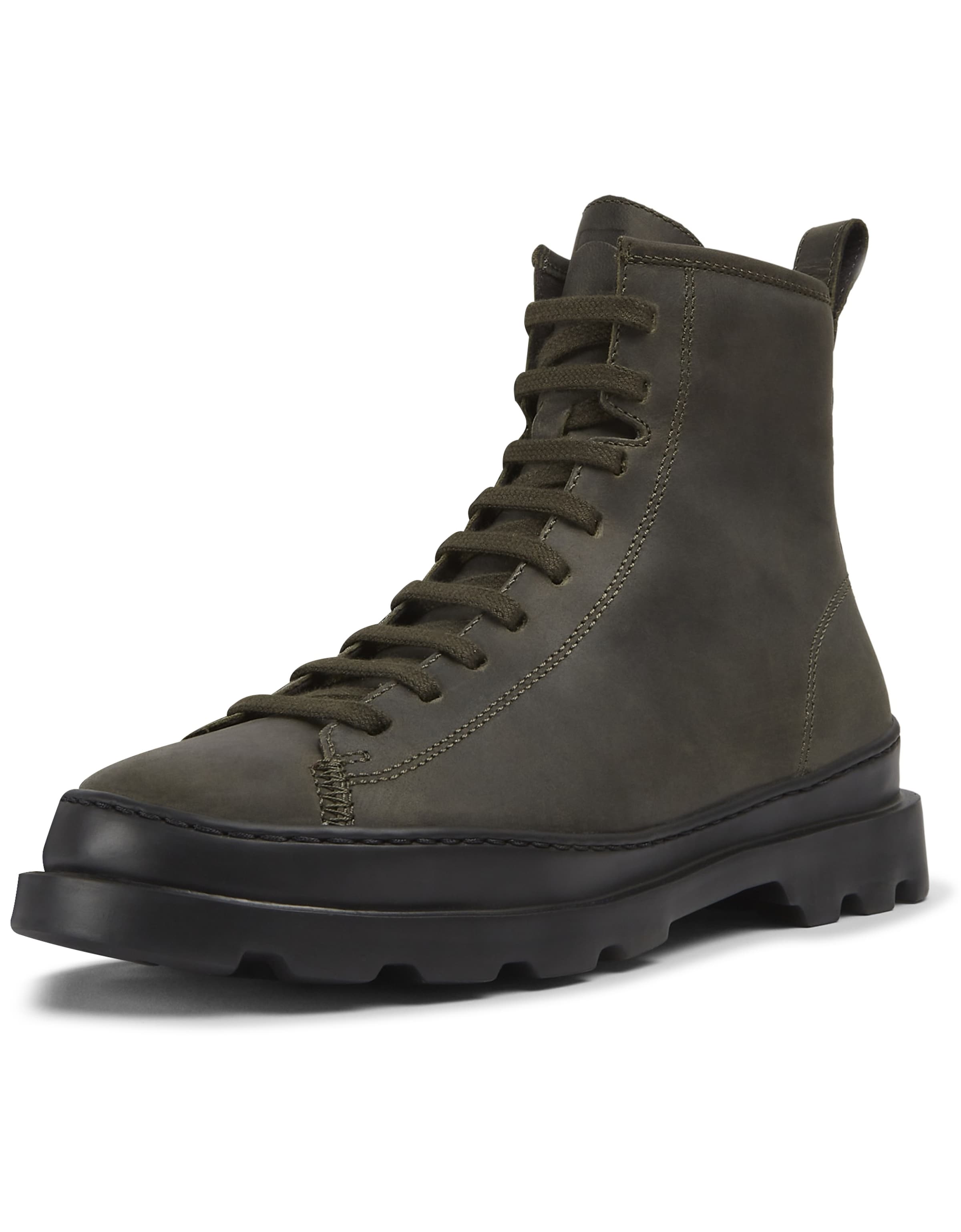 Bottines à lacets 'Brutus' CAMPER en vert : devant