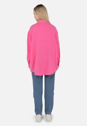 FRESHLIONS Regular fit Blouse 'Honari' in Roze