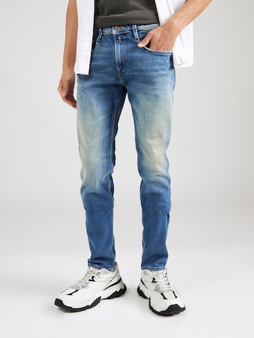 Slimfit Jeans 'ANBASS' di REPLAY in blu: frontale