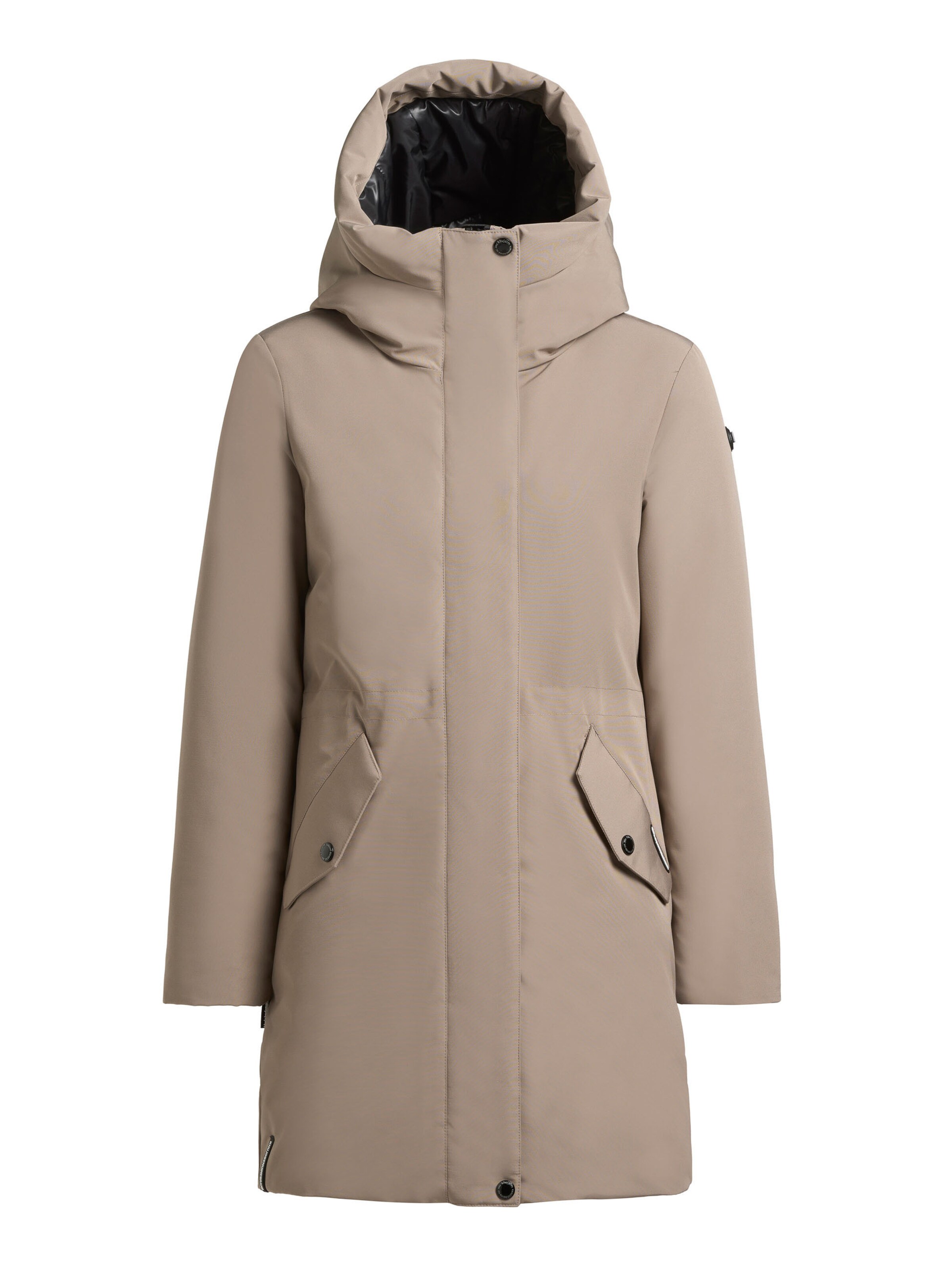 khujo Between-Seasons Coat 'Diance' in Grey: front