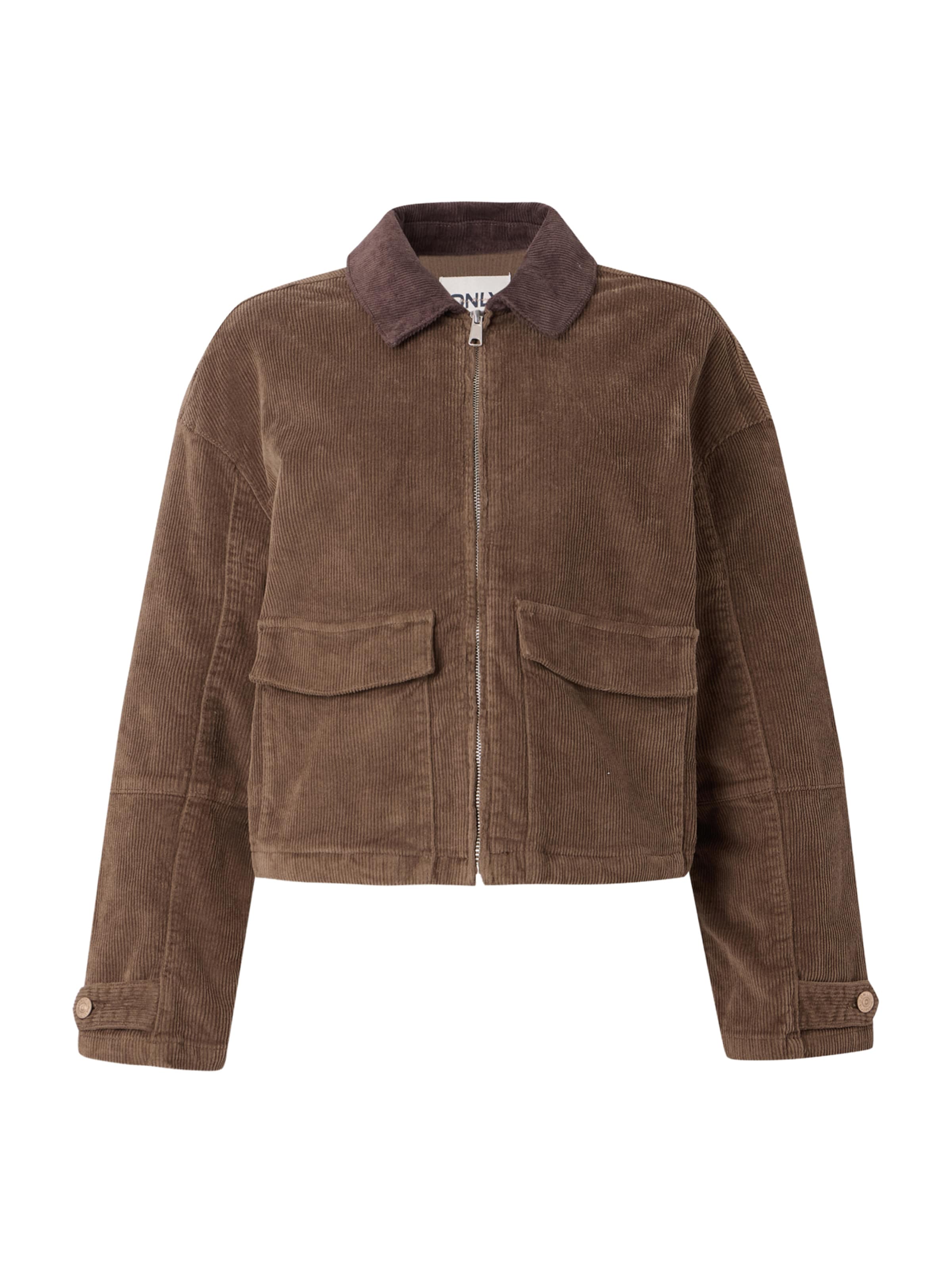 Veste mi-saison 'ONLGLOBAL' ONLY en marron : devant