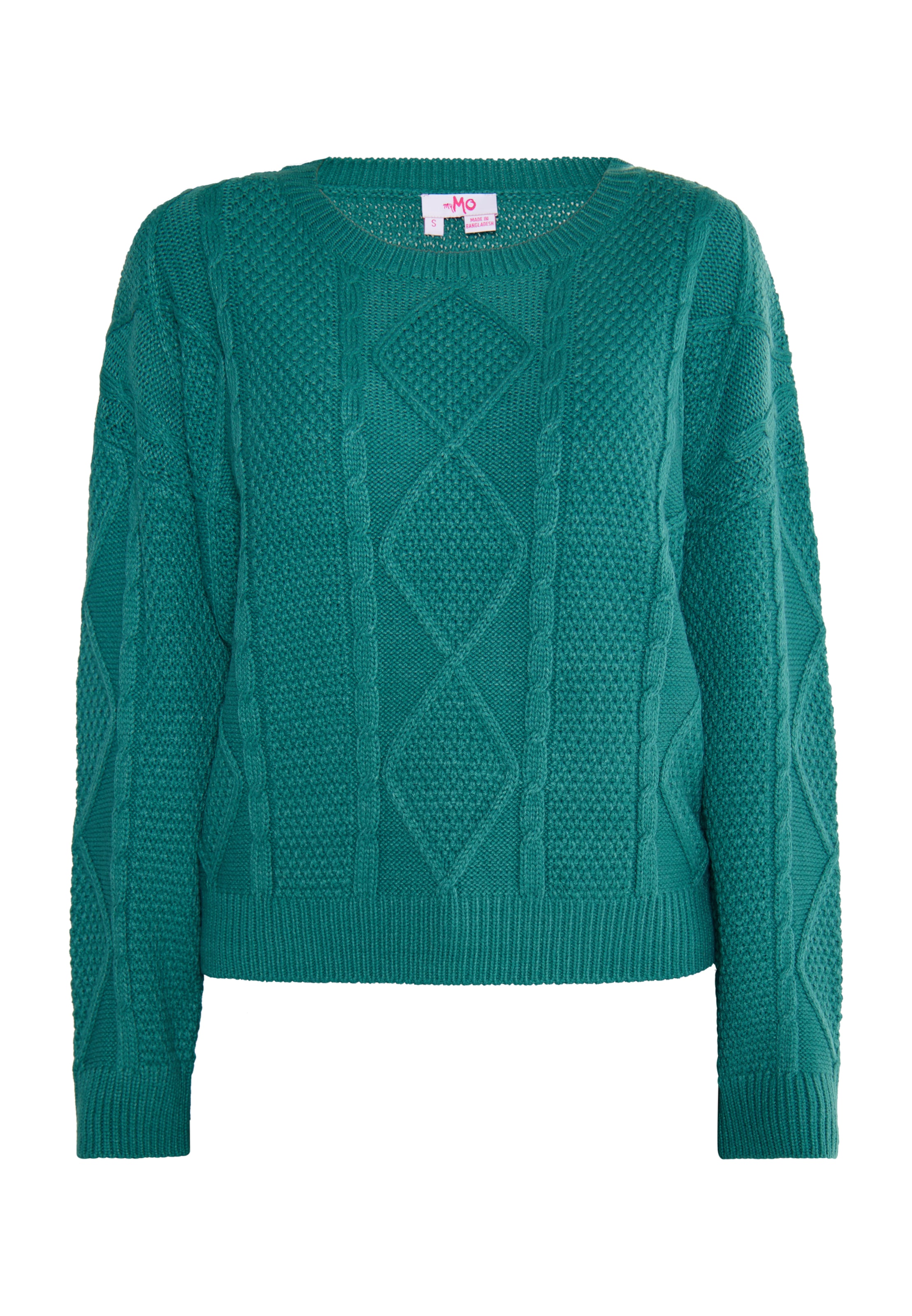 MYMO Pulover 'Biany' | zelena barva: sprednja stran