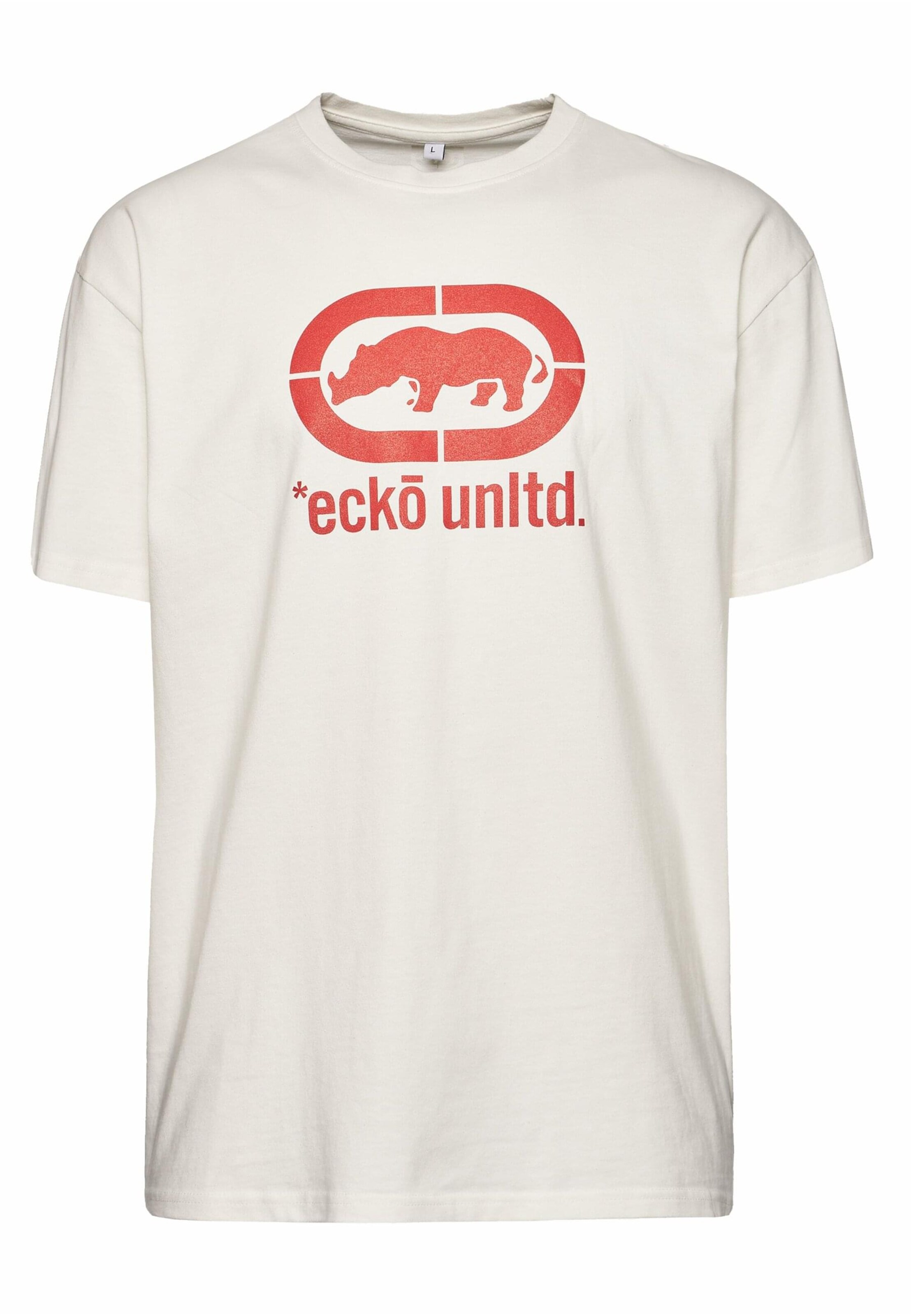 T-Shirt Ecko Unlimited en beige : devant