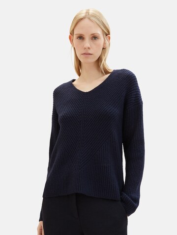 TOM TAILOR Sweater in Blue