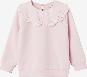 NAME IT Sweatshirt in Pink: front