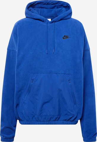 Nike Sportswear Sweatshirt 'CLUB+ Polar' in Blue: front