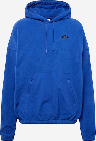 Nike Sportswear Sweatshirt 'CLUB+ Polar' i blå: framsida