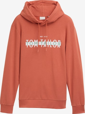 Sweat-shirt TOM TAILOR en rouge : devant