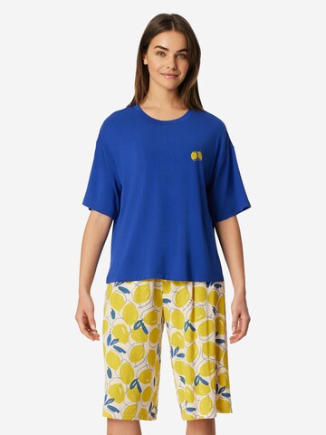 SCHIESSER Pajama 'Casual Fashion' in Blue: front
