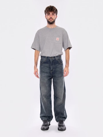 Carhartt WIP Baggy Jeans 'Brandon Pant Blue Worn Used Wash -- Men's Blue Trousers Men' in Blauw