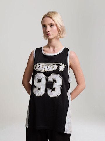 Haut '93 Airtex' AND1 en noir : devant