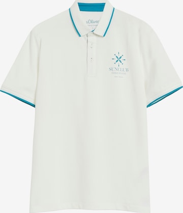 T-Shirt s.Oliver en blanc : devant