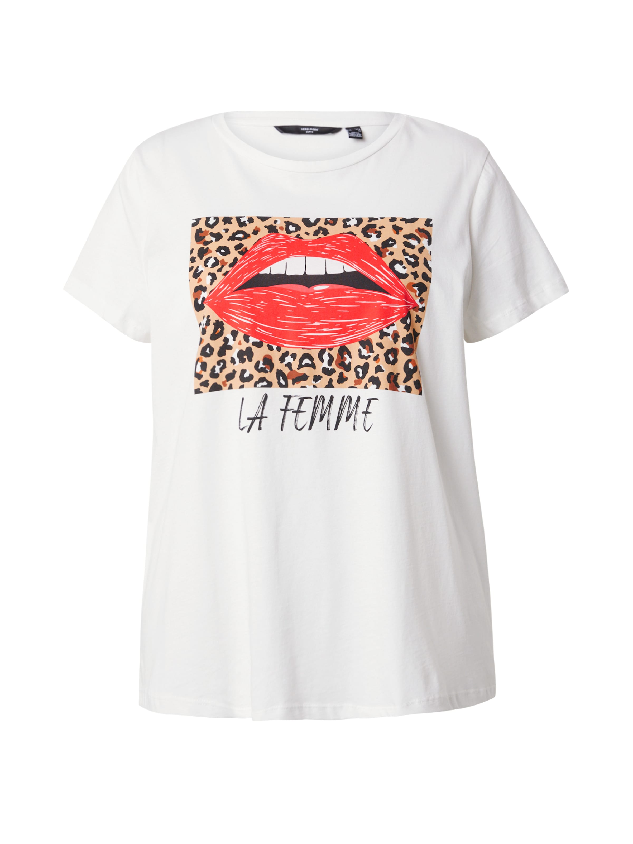 Vero Moda Curve Tričko 'VMMILLA' – bílá: přední strana