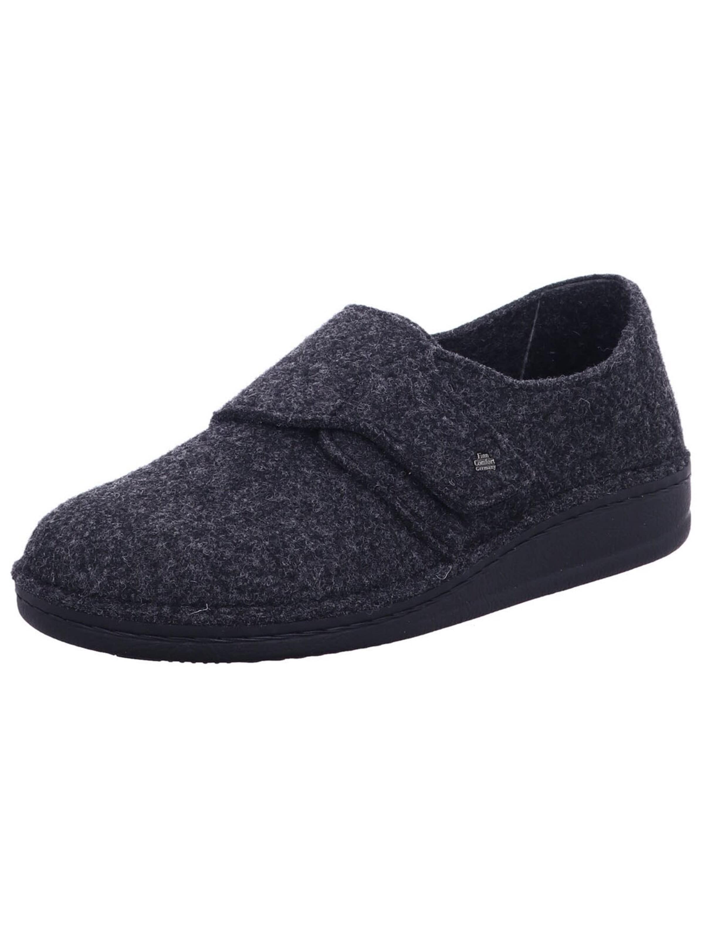 Finn Comfort Hausschuh 'Hausschuh Herren 06501 416168 Filz in grau'‌‌‌‌‌‌‌ in Grau: Vorderseite