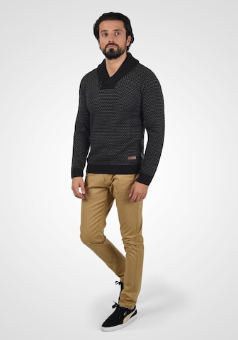 INDICODE JEANS Pullover 'Copent' in Schwarz
