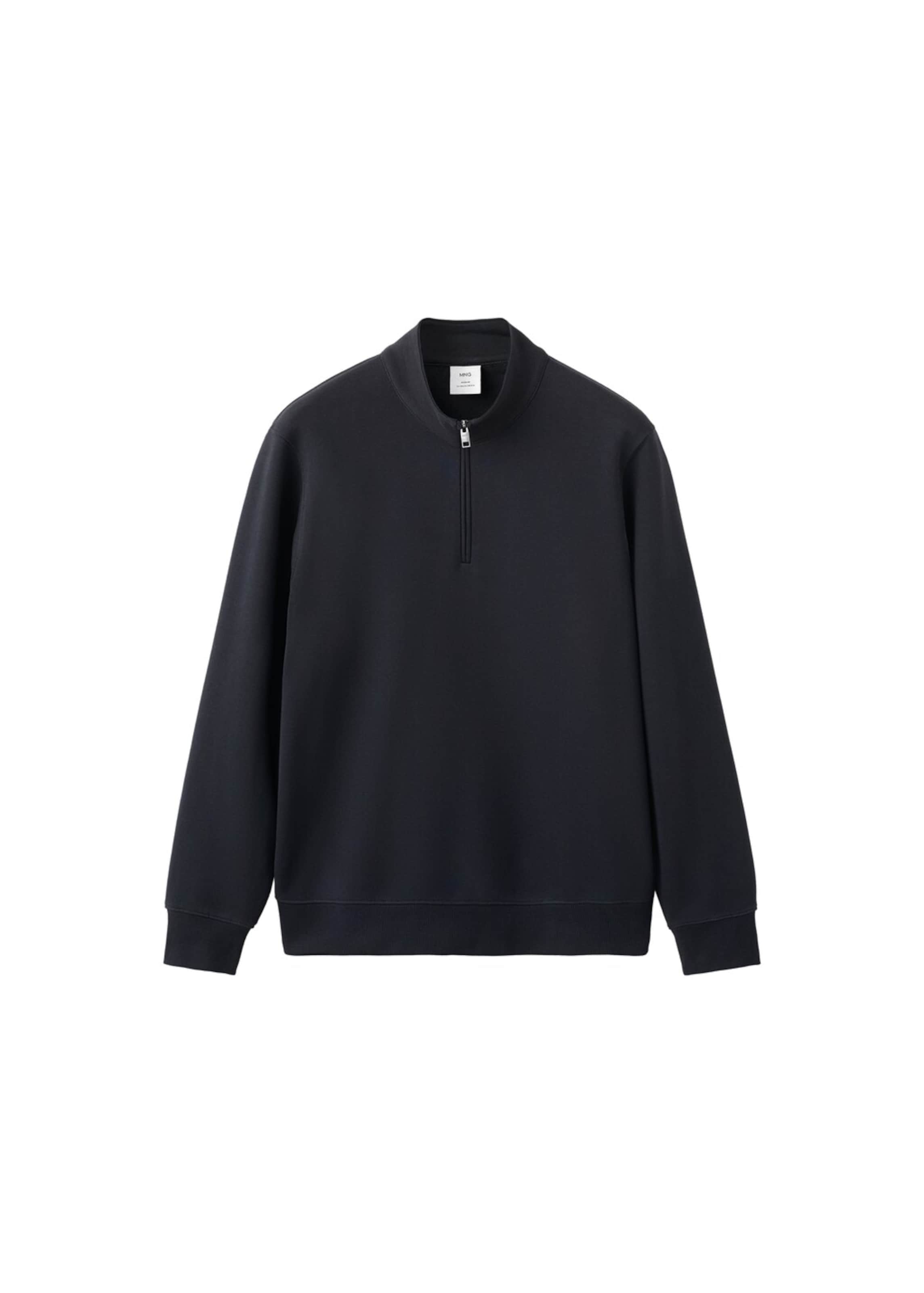 MANGO MAN Sweatshirt 'Winne' in Black: front
