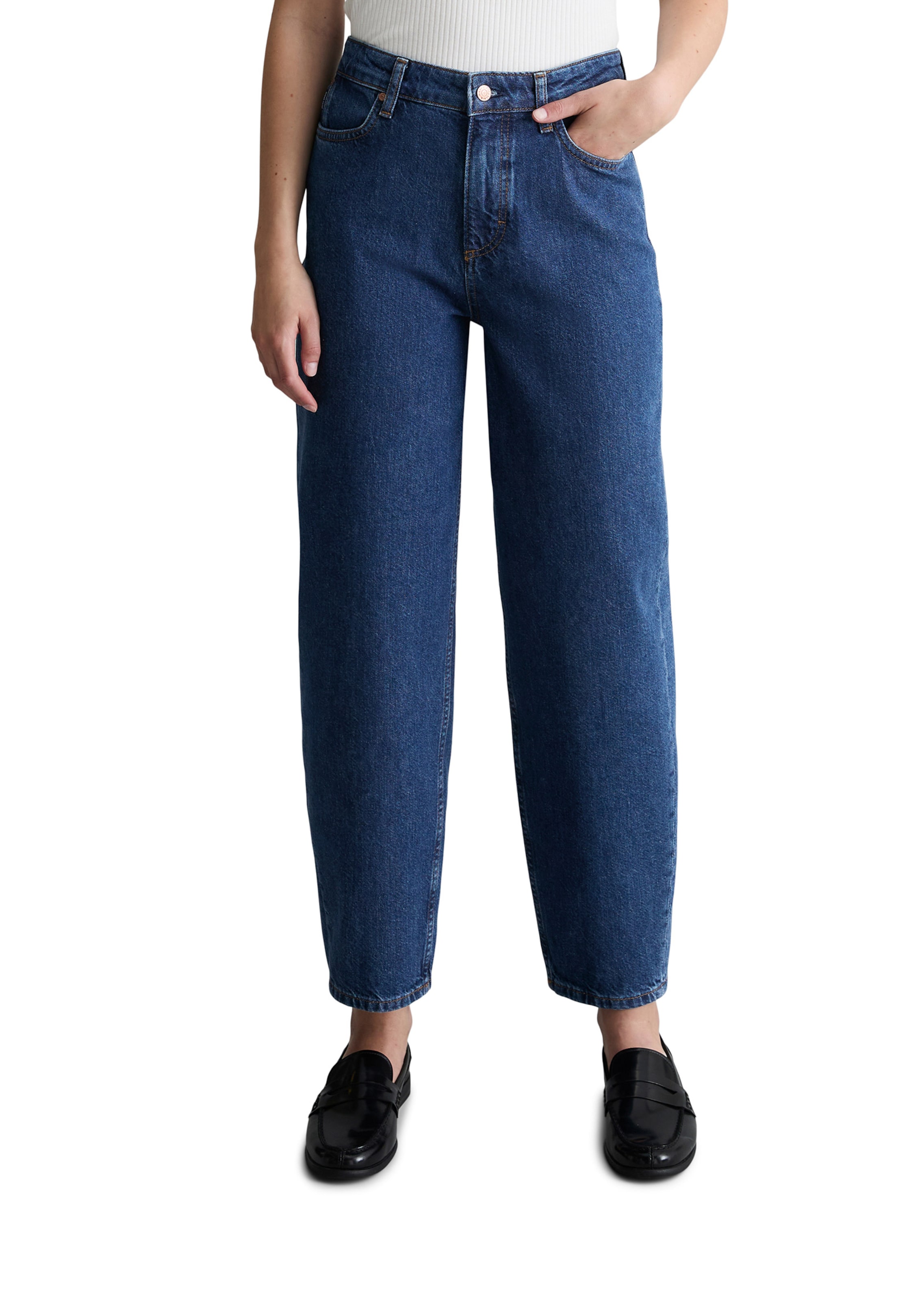 Marc O'Polo DENIM Regular Jeans 'Stine' in Blauw: voorkant
