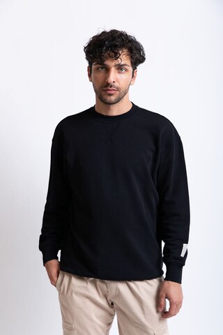 UNIQVIBE Sweatshirt in Zwart: voorkant
