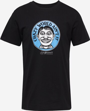 DEDICATED. T-Shirt  'Crazy World' in Schwarz: predná strana