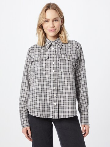 Camicia da donna di Warehouse in grigio: frontale