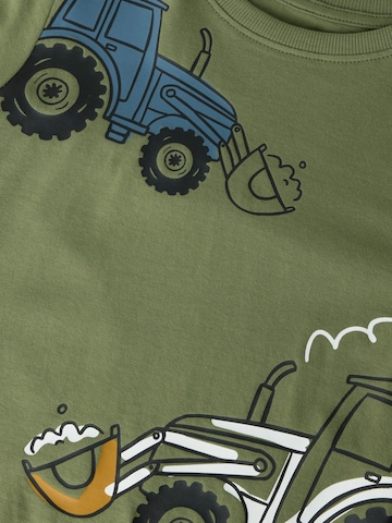 NAME IT Тениска 'NMMBERLAN' в зелено