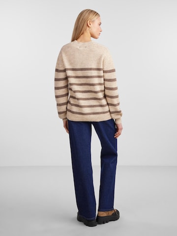 PIECES Sweater 'NANNA' in Beige