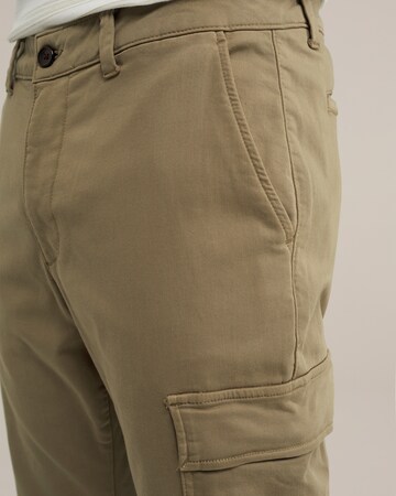 WE Fashion Tapered Cargohose in Grün