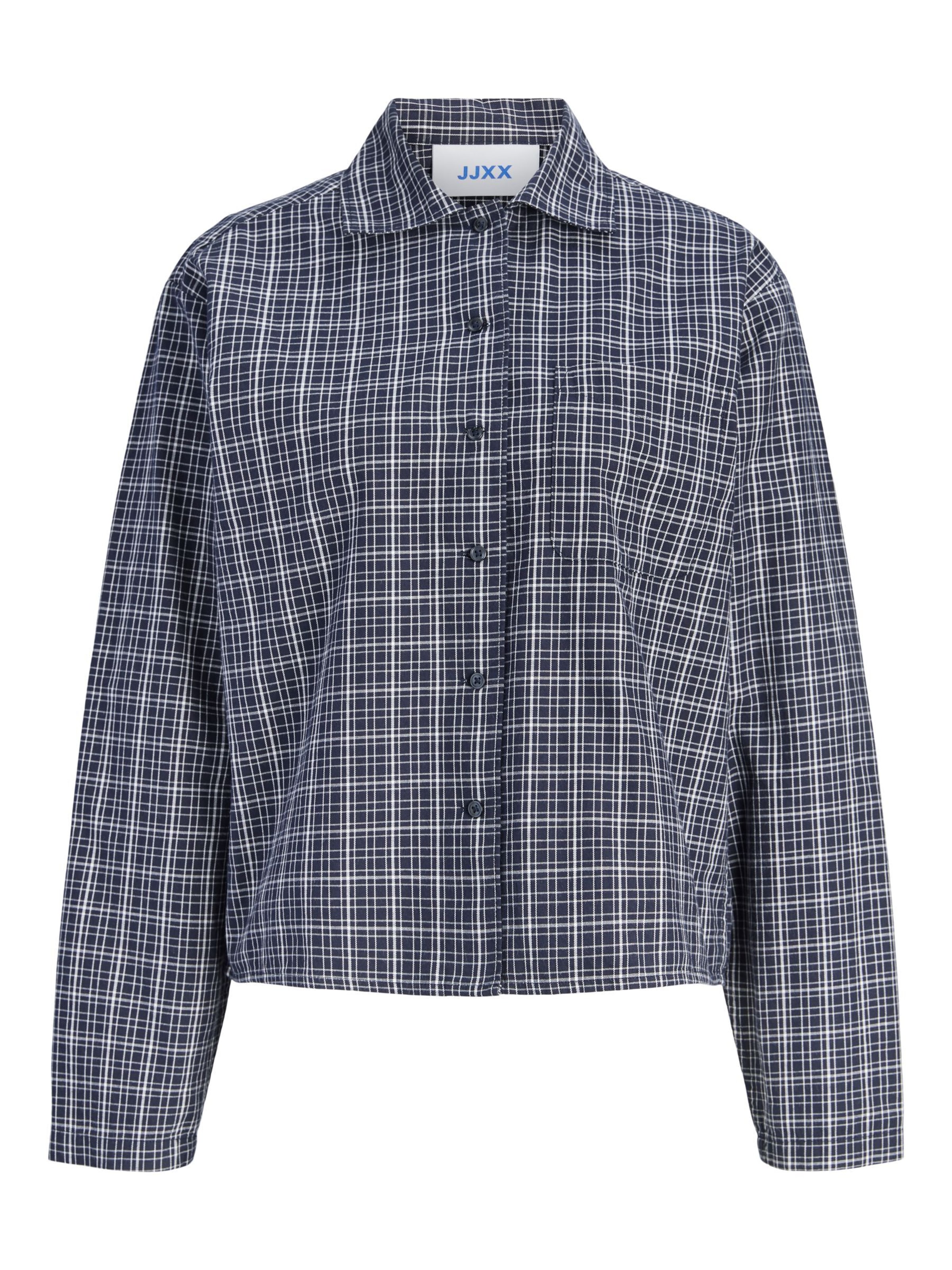 JJXX Blouse 'JXASTA' in M in Dark blue / White, Item view