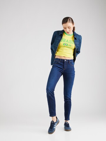 WRANGLER Skinny Džíny – modrá