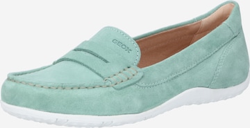 GEOX Moccasins 'Vega' in Green: front
