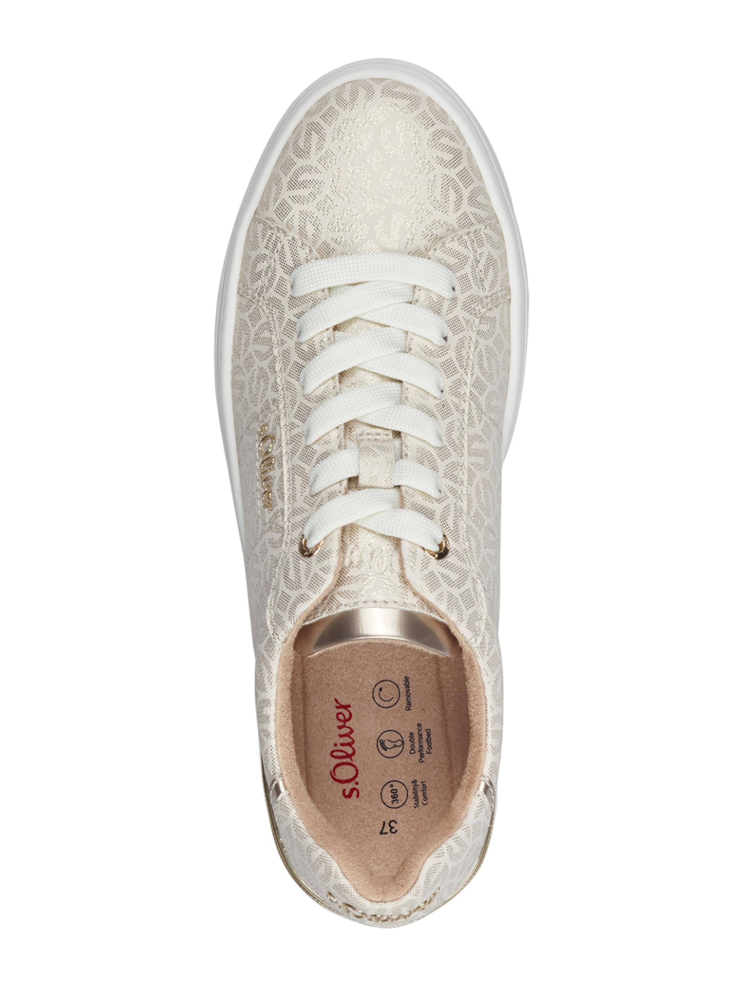 s.Oliver Platform trainers in Beige