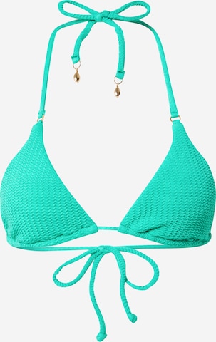 Triangle Hauts de bikini Seafolly en vert : devant