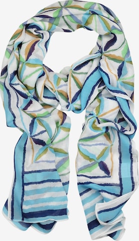 COLLEZIONE ALESSANDRO Schal 'Mill' in Blau: Vorderseite