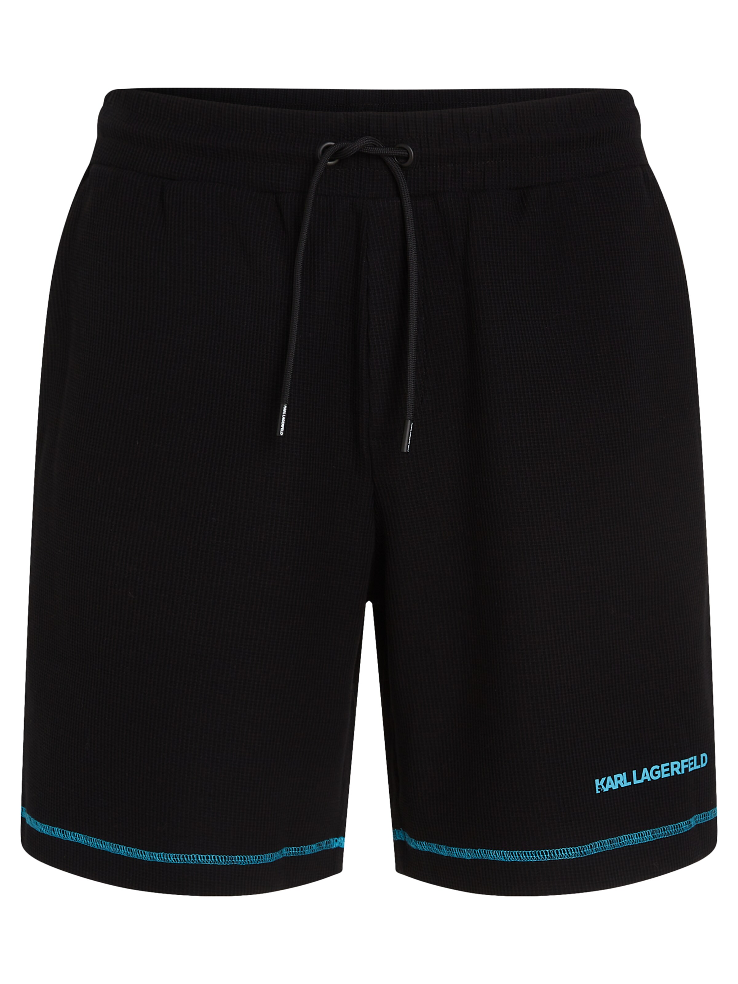 Karl Lagerfeld - Regular Calças em preto: frente