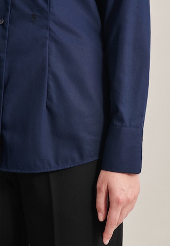 SEIDENSTICKER Μπλούζα 'Schwarze Rose' σε μπλε